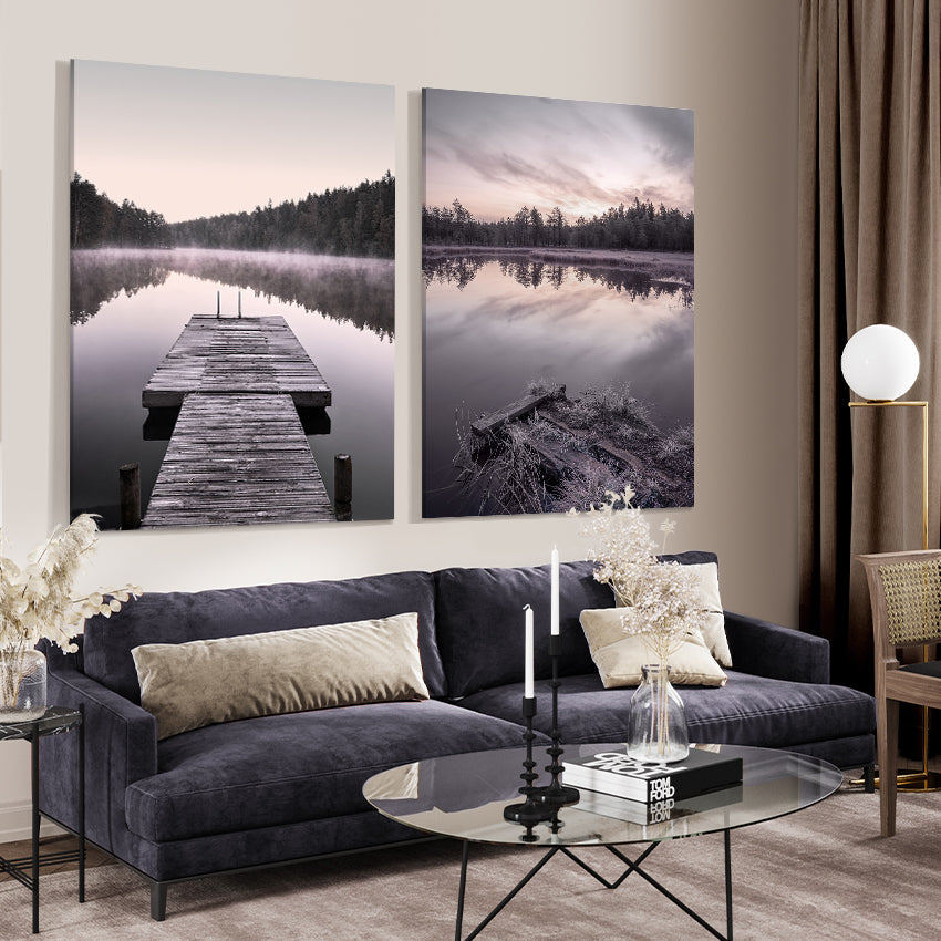 Ljuddämpande tavla - Scenic Lake