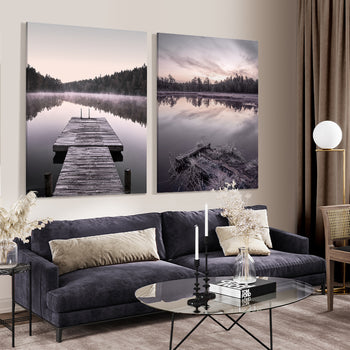 Ljuddämpande tavla - Scenic Lake