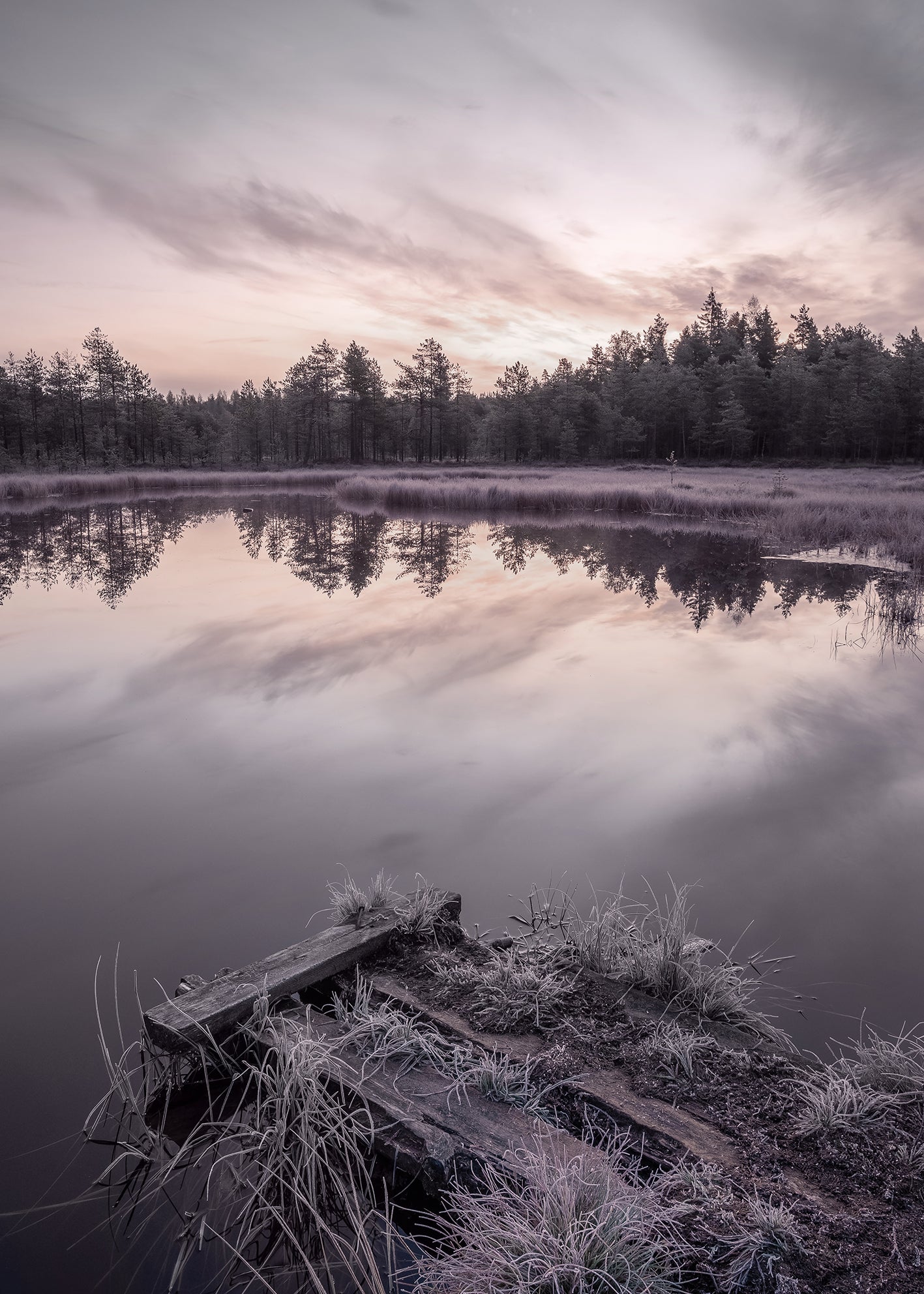 Ljuddämpande tavla - Winter Sunrise