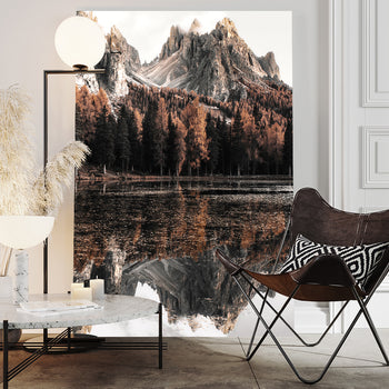Ljuddämpande tavla - Alps in Autumn