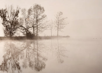 Ljuddämpande tavla - Poetic Lake