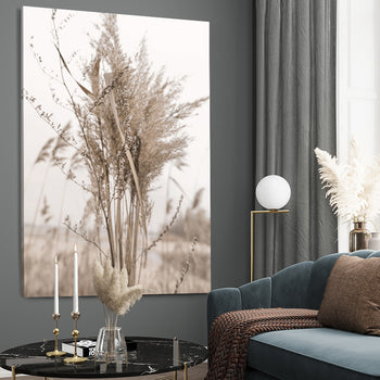 Ljuddämpande tavla - Pampas Grass