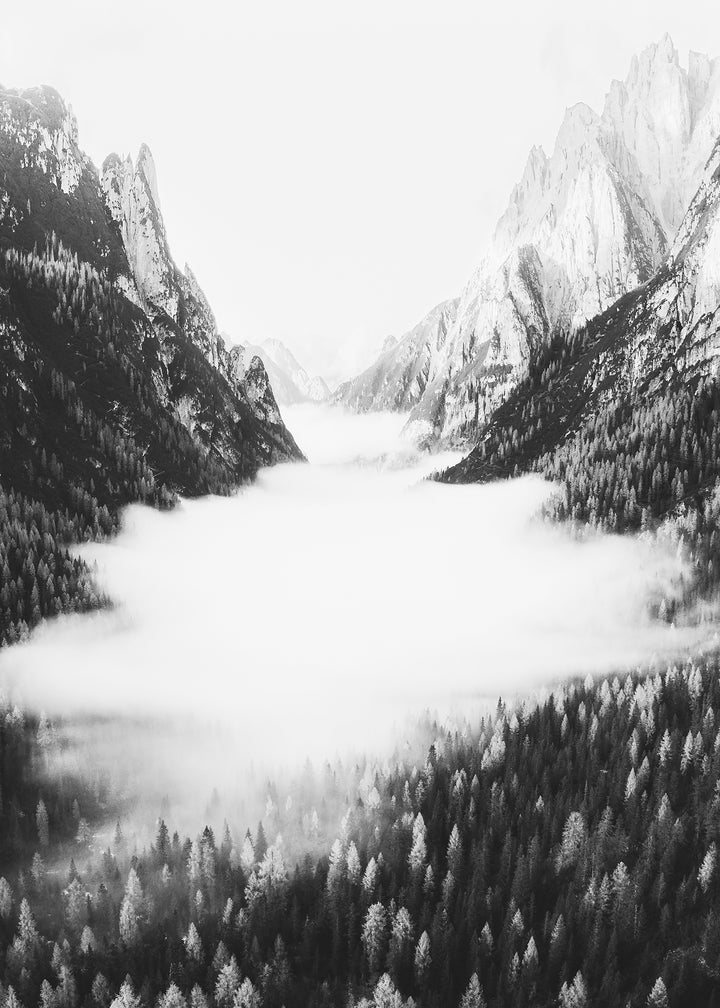 Ljuddämpande tavla - Mountains and Valleys