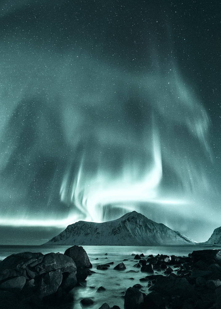 Ljuddämpande tavla - Northern Lights
