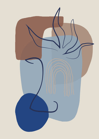 Ljuddämpande tavla - Lines and Figures