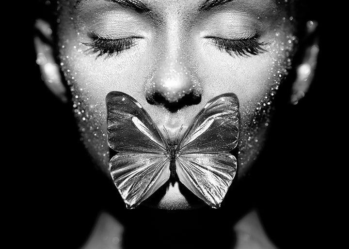 Ljuddämpande tavla - Love is like a butterfly