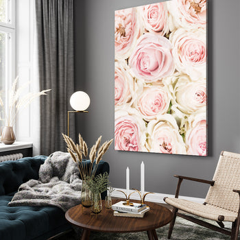 Ljuddämpande tavla - Pink Roses