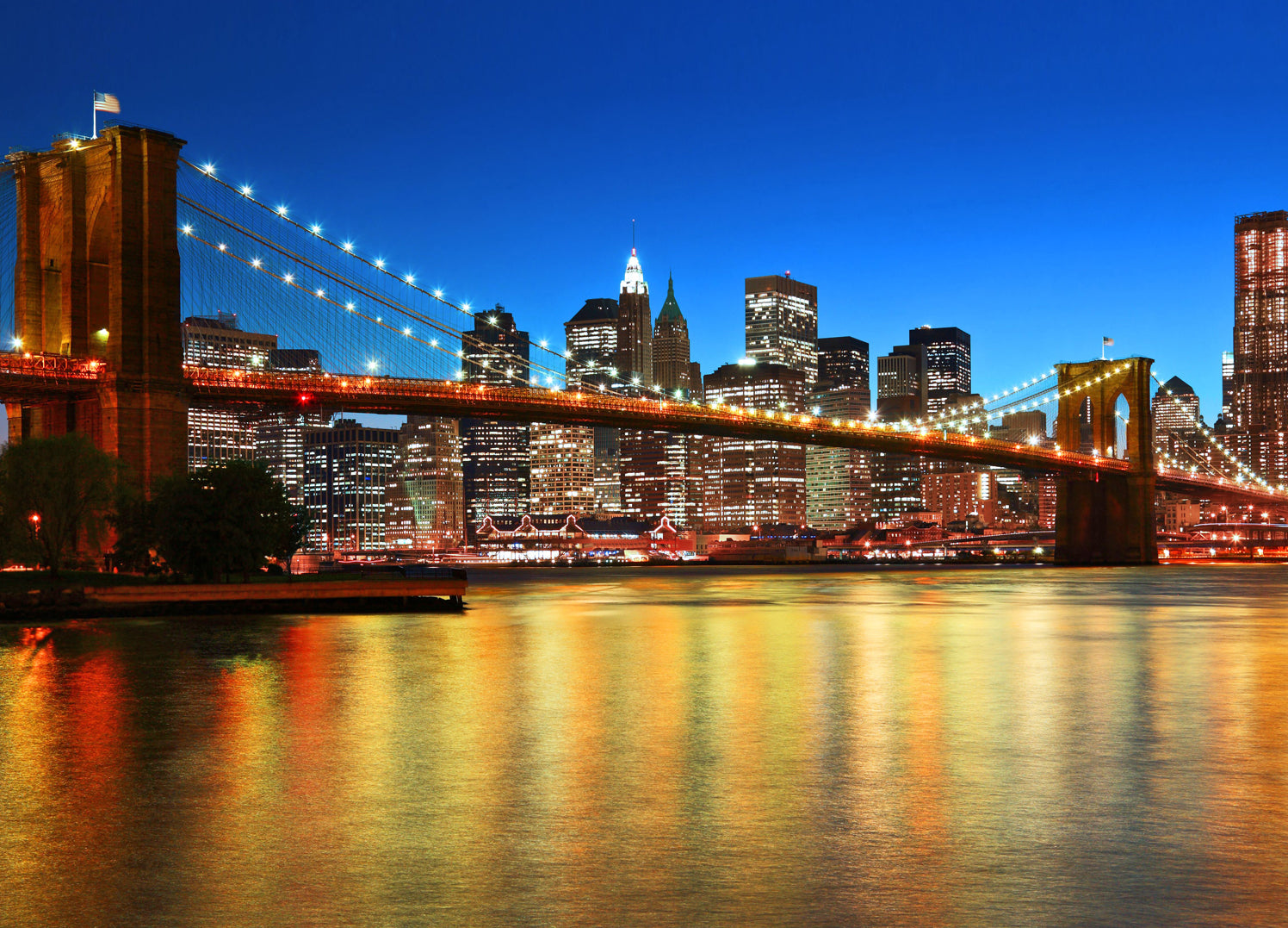Ljuddämpande tavla - New York at night
