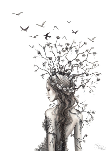Ljuddämpande tavla - Katarina Vintrafors - Lady Branches