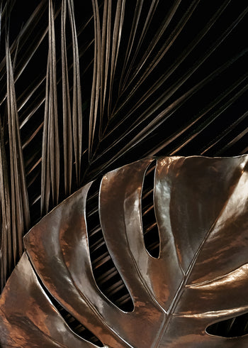 Ljuddämpande tavla - Monstera of Copper
