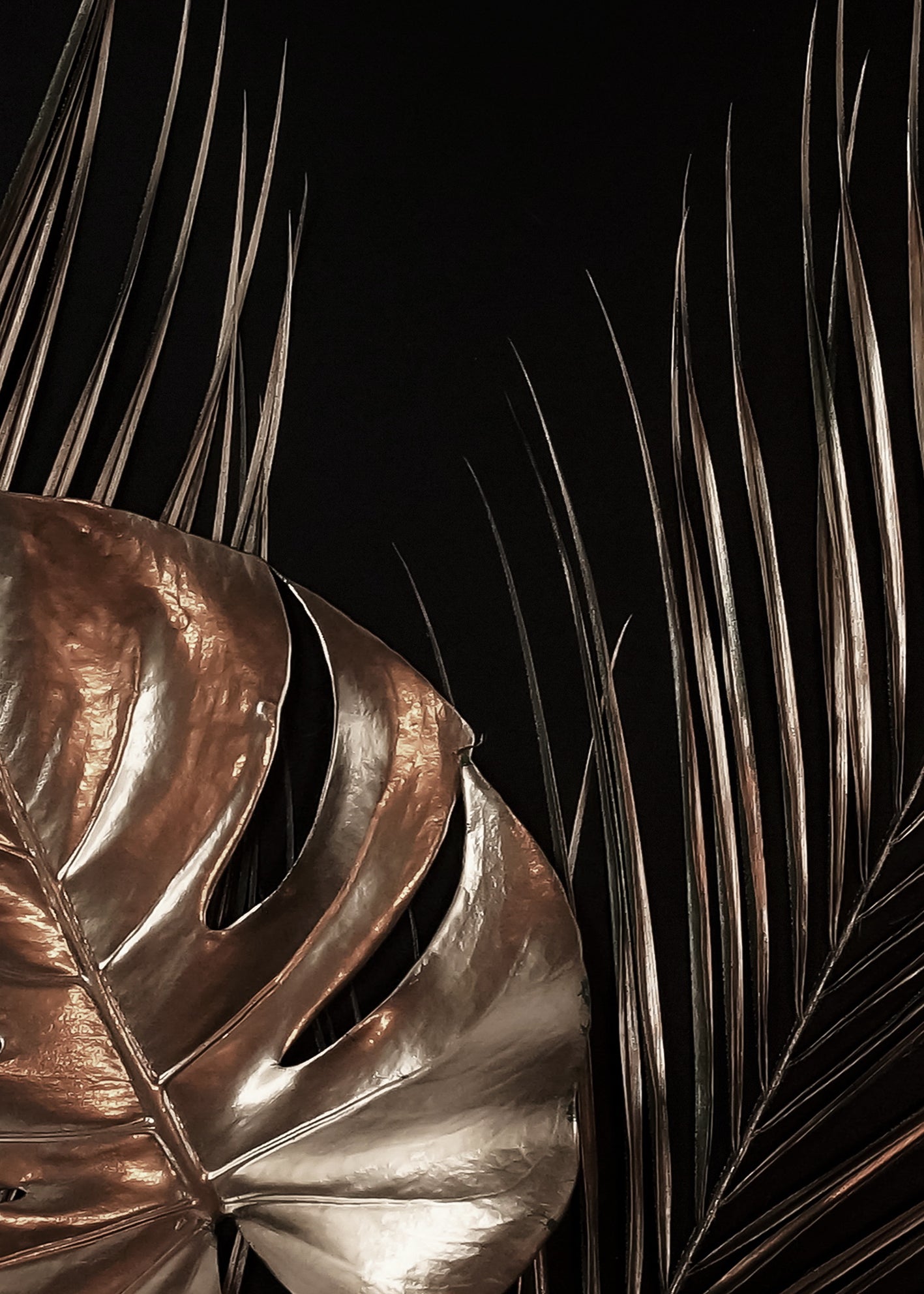 Ljuddämpande tavla - Monstera & Areca