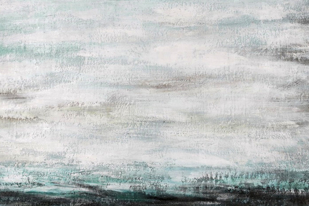 Abstrakt Oljemålning - Black Pearl (80x120cm)
