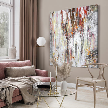 Abstrakt Oljemålning - Sailor (120x120cm)