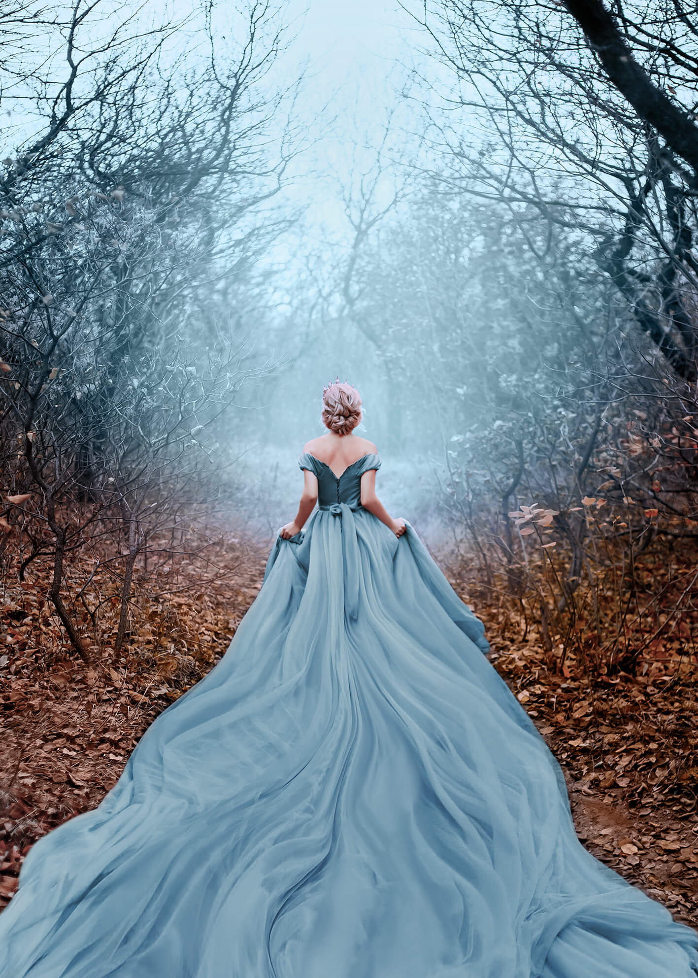 Ljuddämpande tavla - Elsa in forest