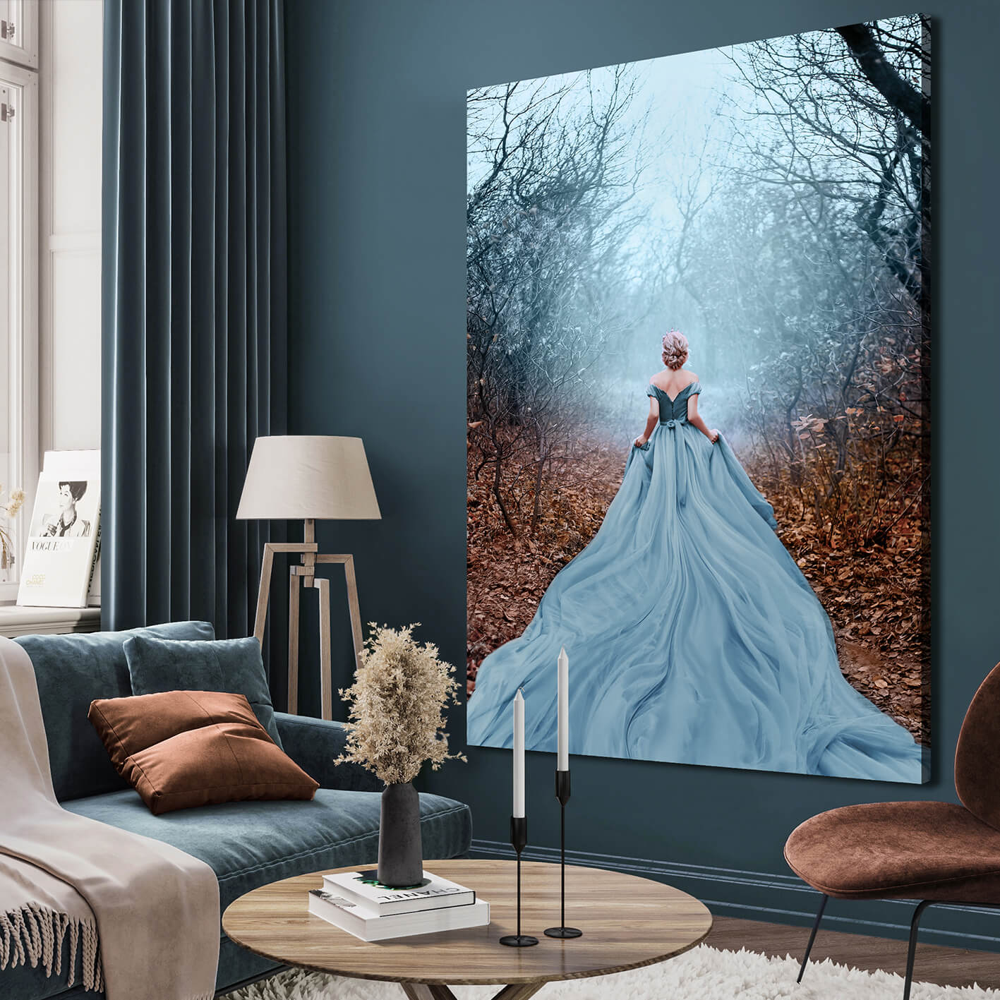 Ljuddämpande tavla - Elsa in forest