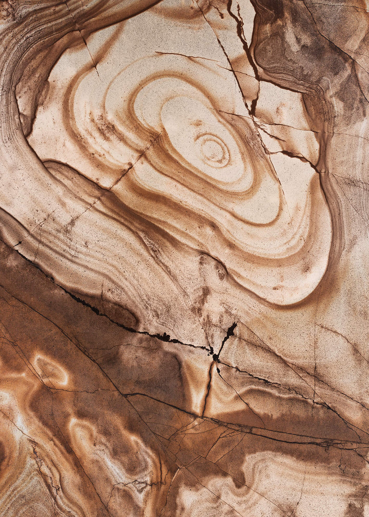 Ljuddämpande tavla - Swirling Wood