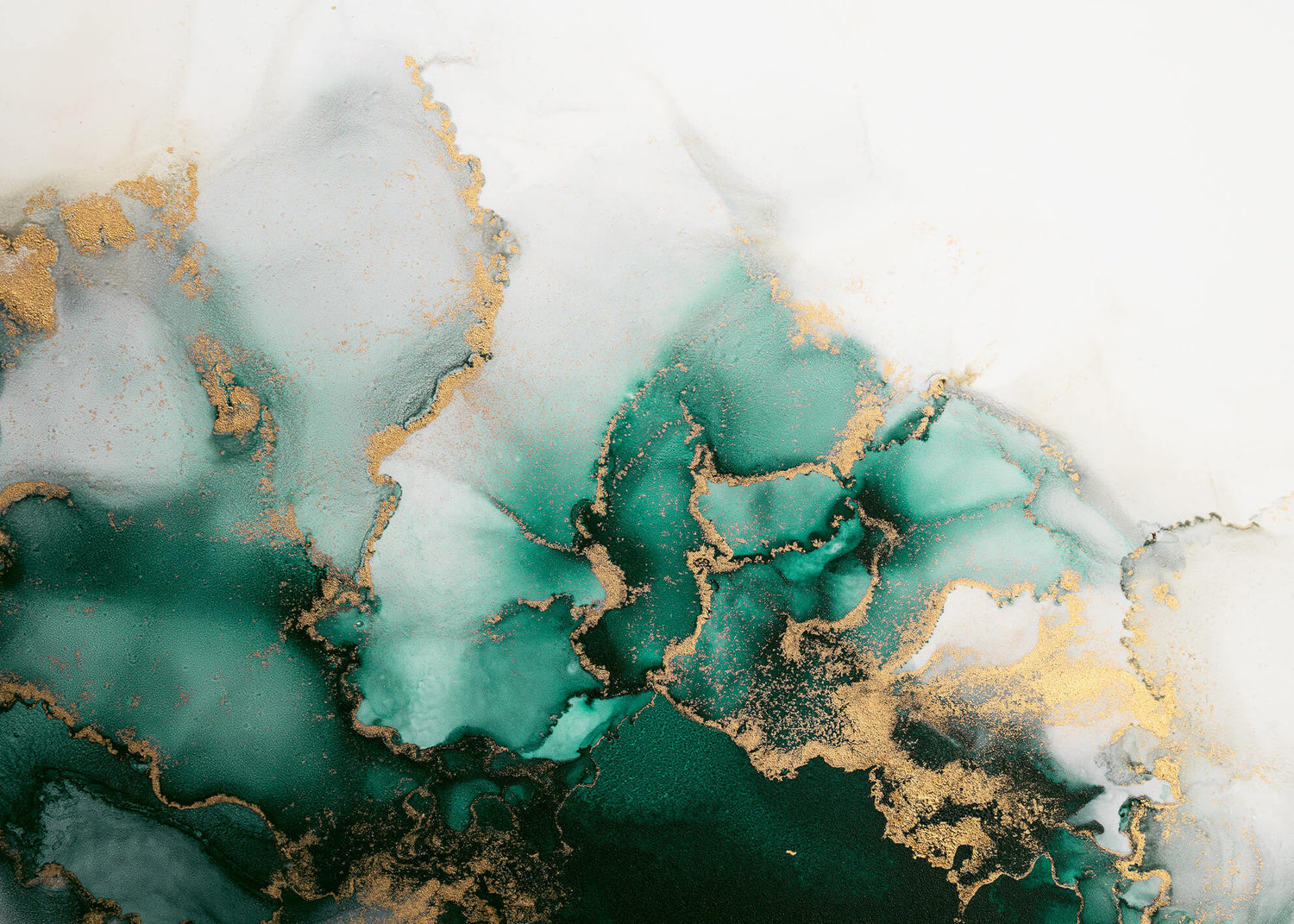 Ljuddämpande tavla - Jade marble