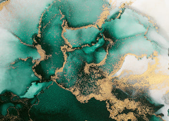 Ljuddämpande tavla - Jade marble
