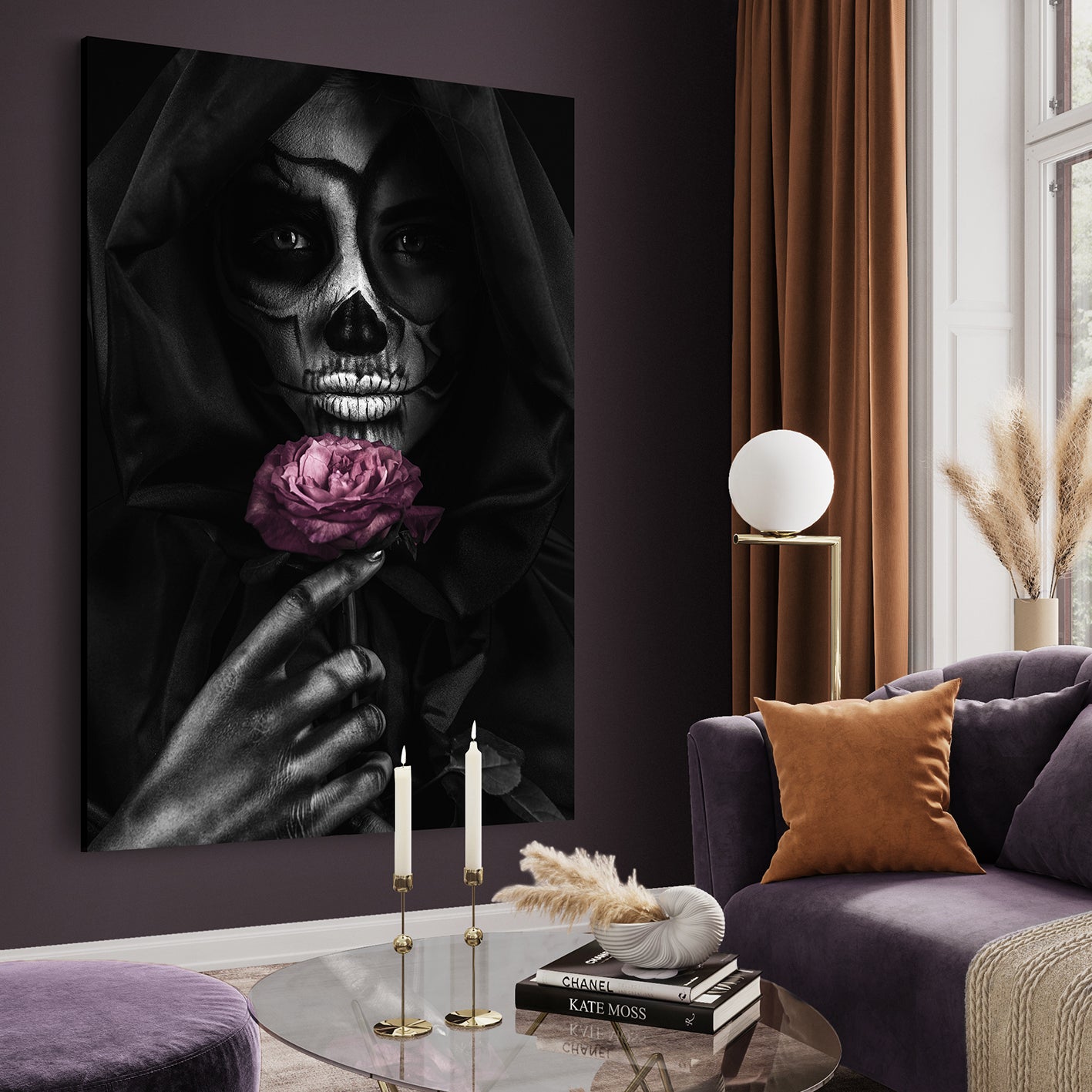 Ljuddämpande tavla - Rose of Death