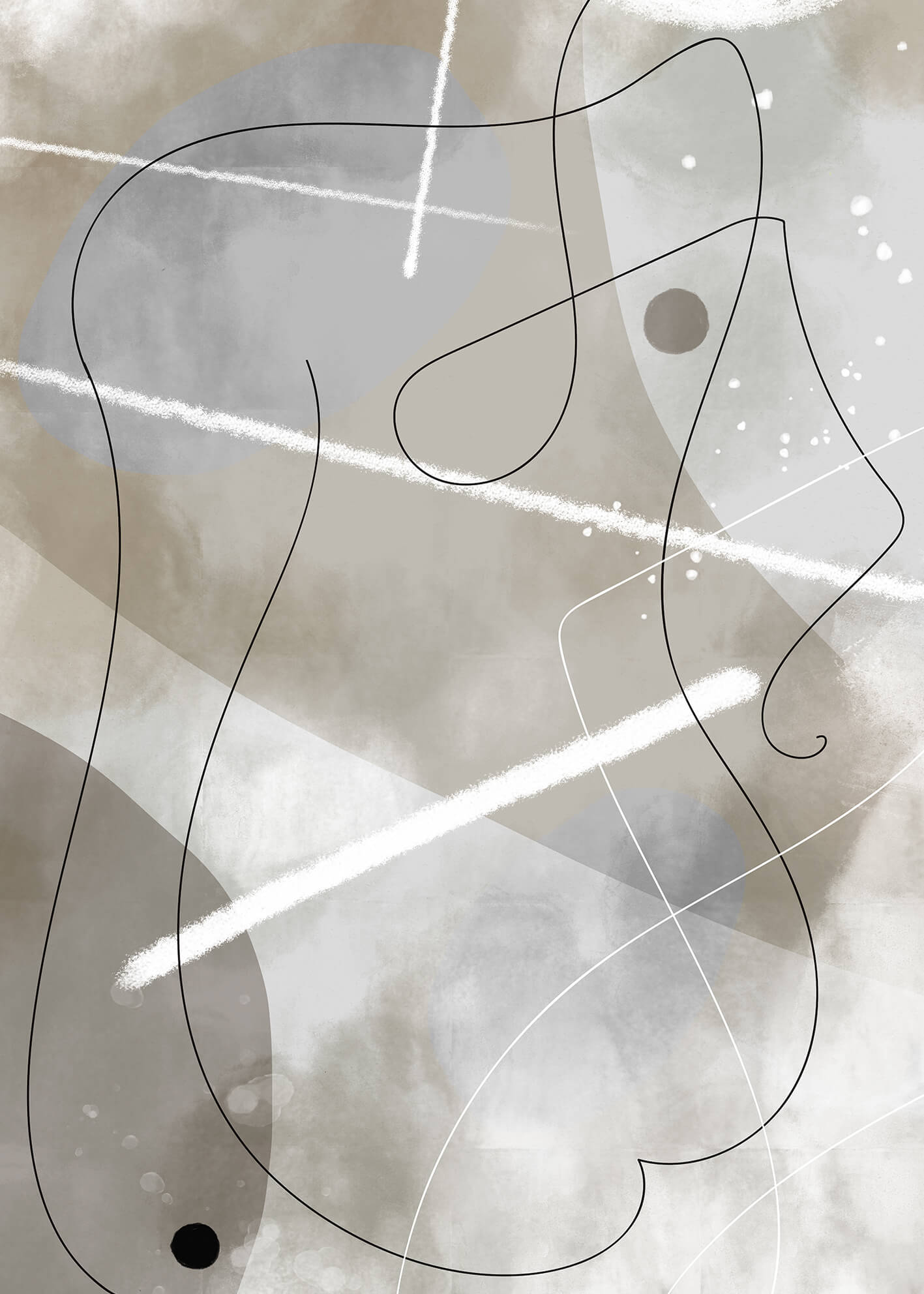 Canvastavla - Abstract No3
