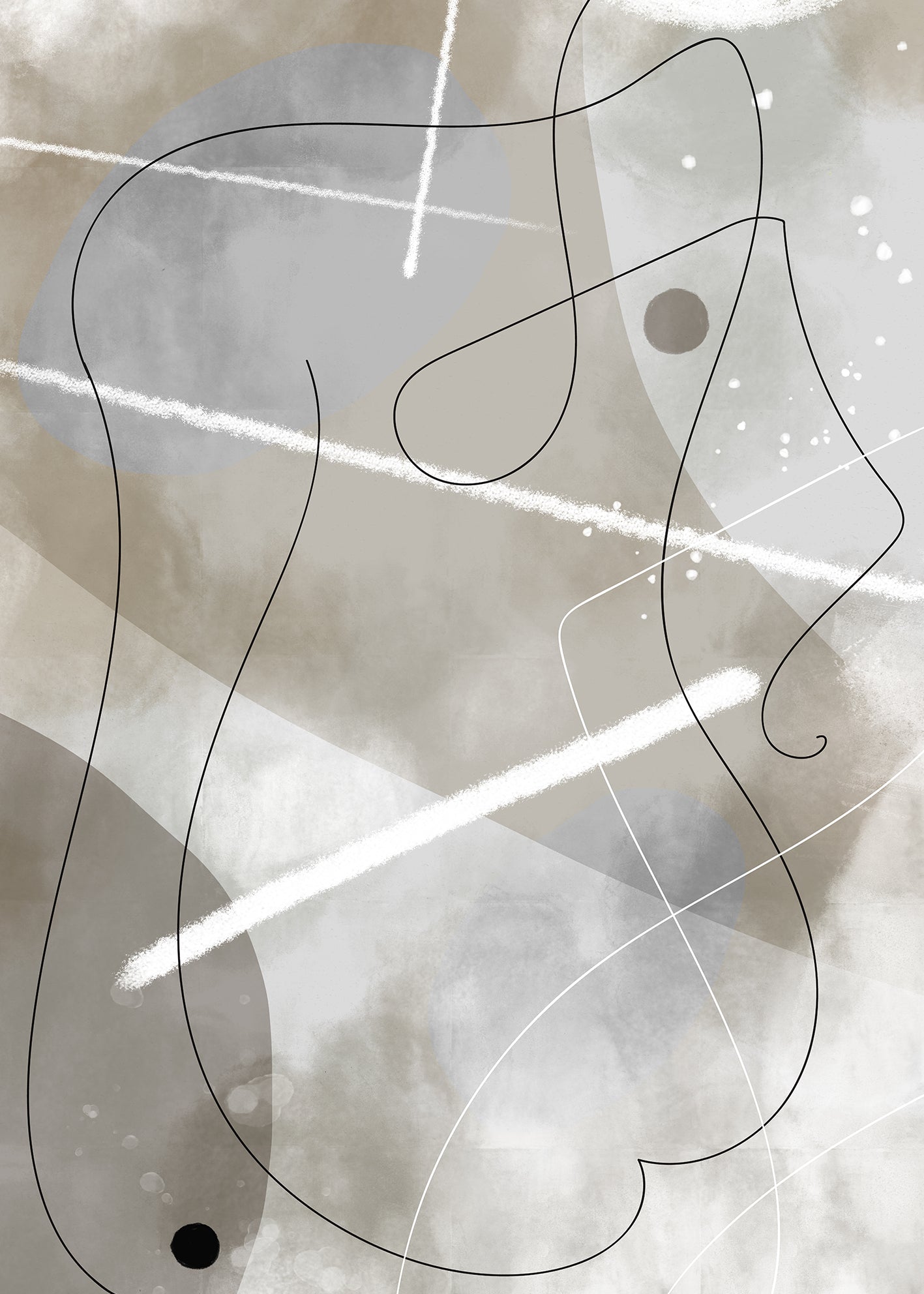 Ljuddämpande tavla - Abstract No3