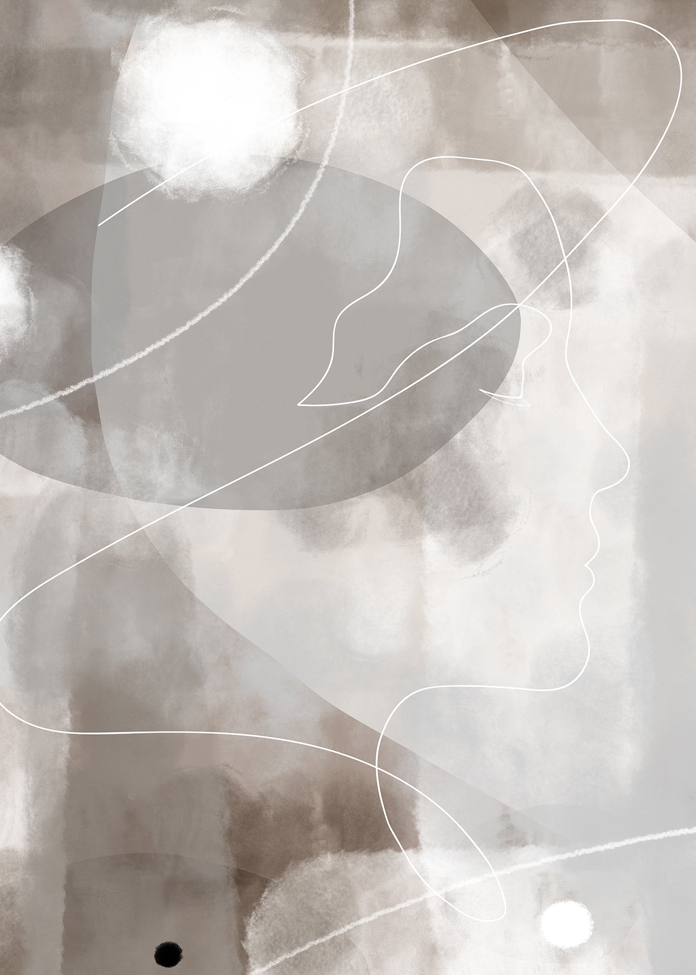 Ljuddämpande tavla - Abstract No2