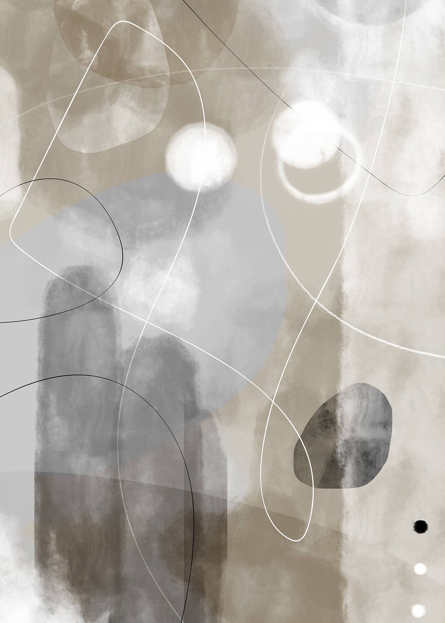 Canvastavla - Abstract No1