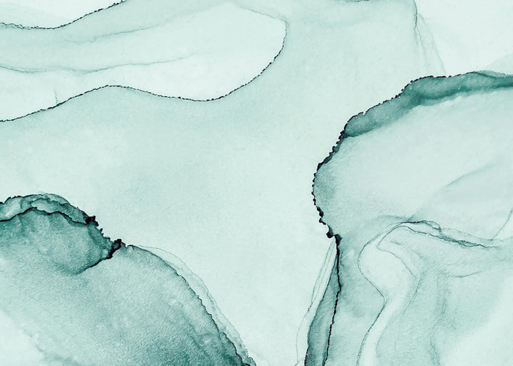 Ljuddämpande tavla - Turquoise Marble