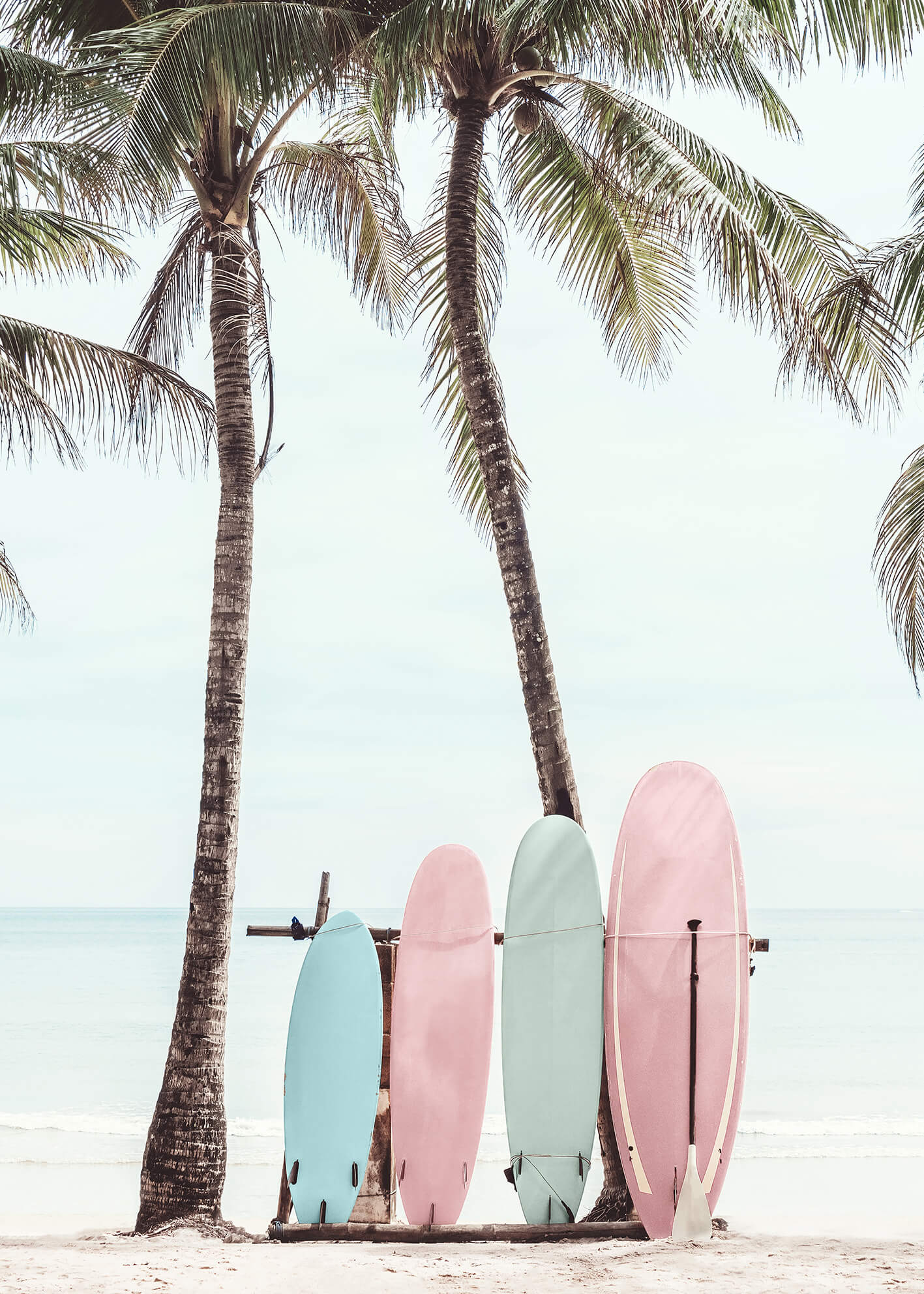 Ljuddämpande tavla  - Surfboards aesthetic