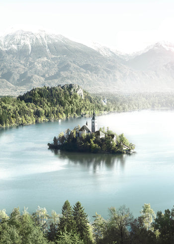 Ljuddämpande tavla - Lake Bled