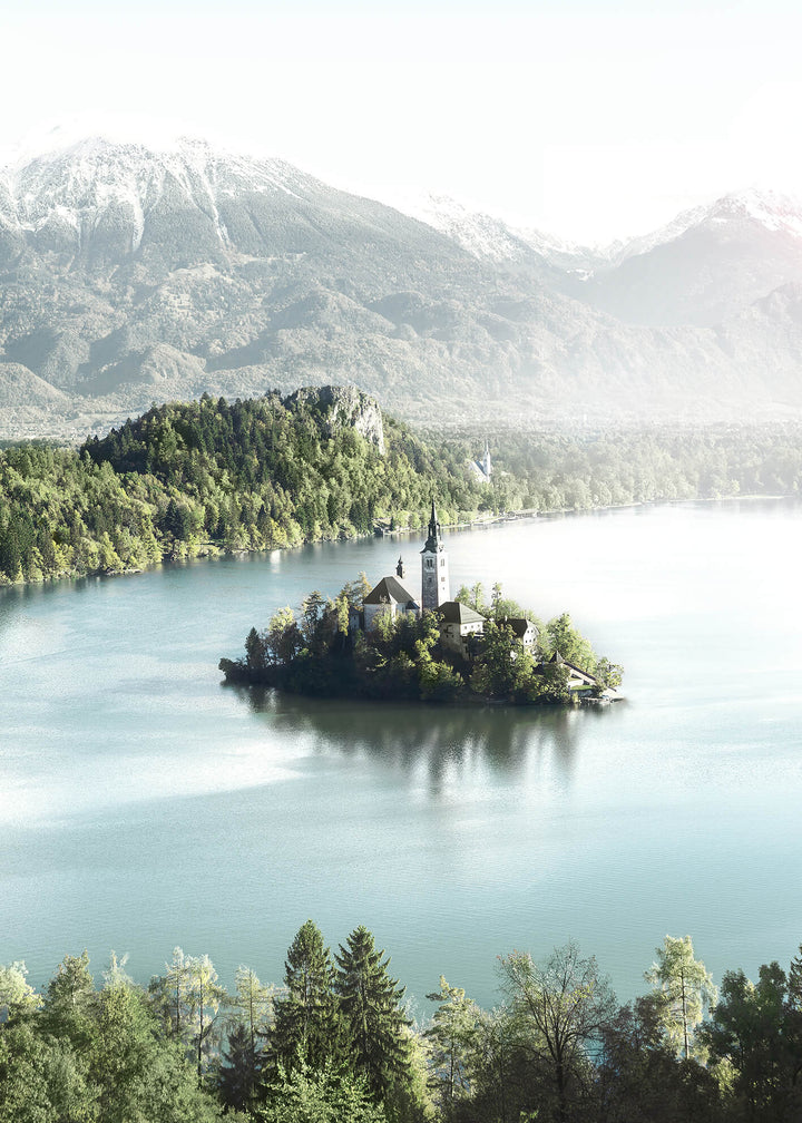 Ljuddämpande tavla - Lake Bled