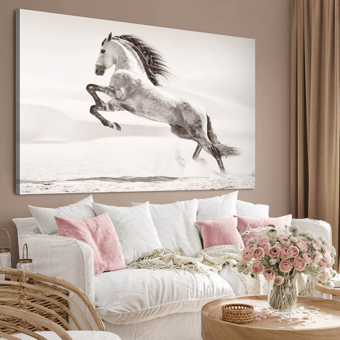 Ljuddämpande tavla - Desert horse