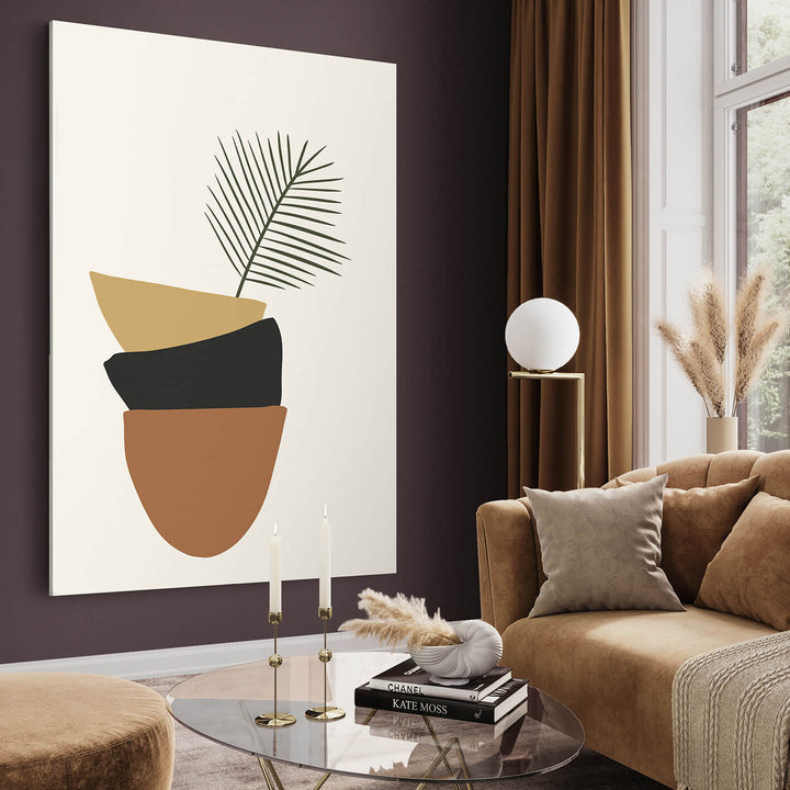 Ljuddämpande tavla - Boho Shapes No3
