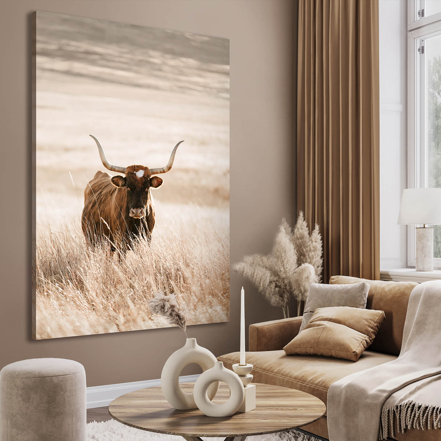 Ljuddämpande tavla - Longhorn