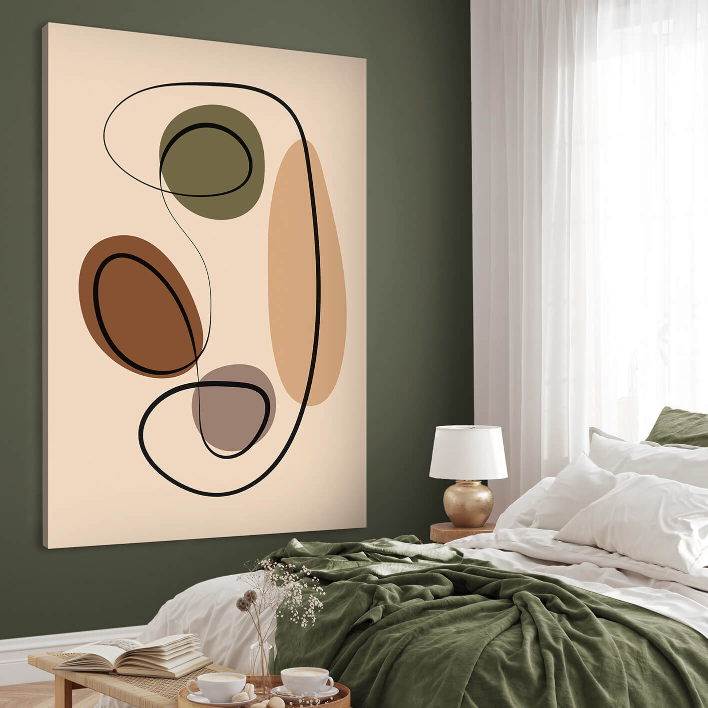 Ljuddämpande tavla - Graphic Shapes No2
