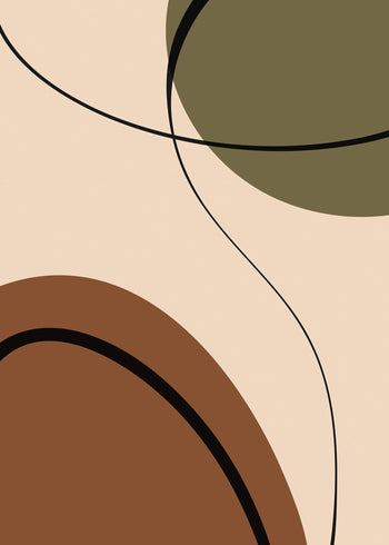 Ljuddämpande tavla - Graphic Shapes No2