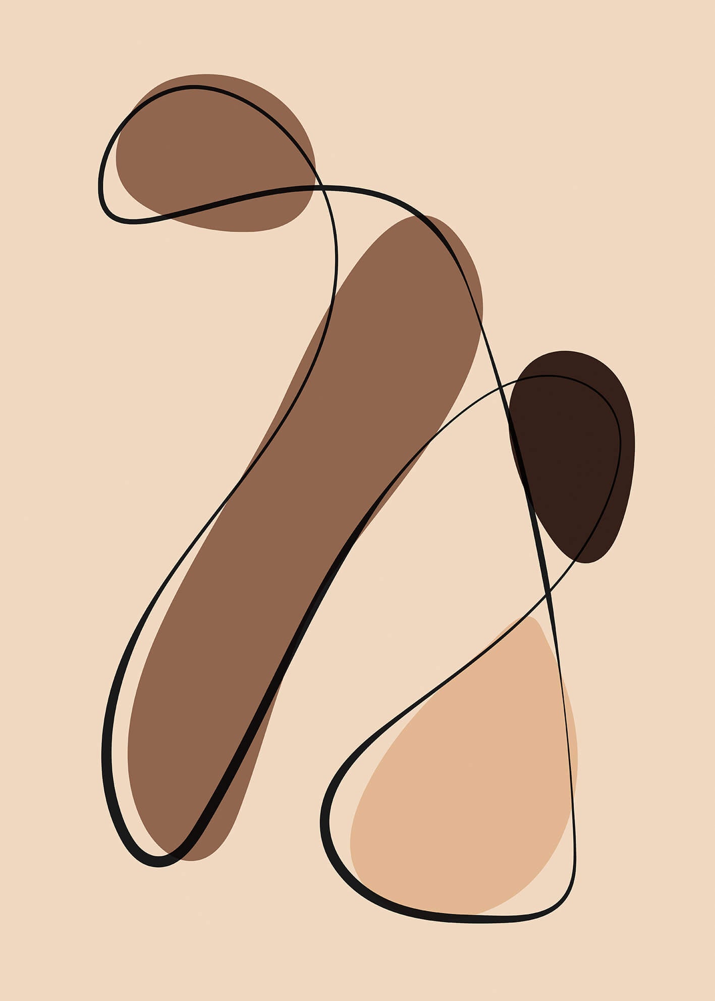 Ljuddämpande tavla - Graphic Art No2