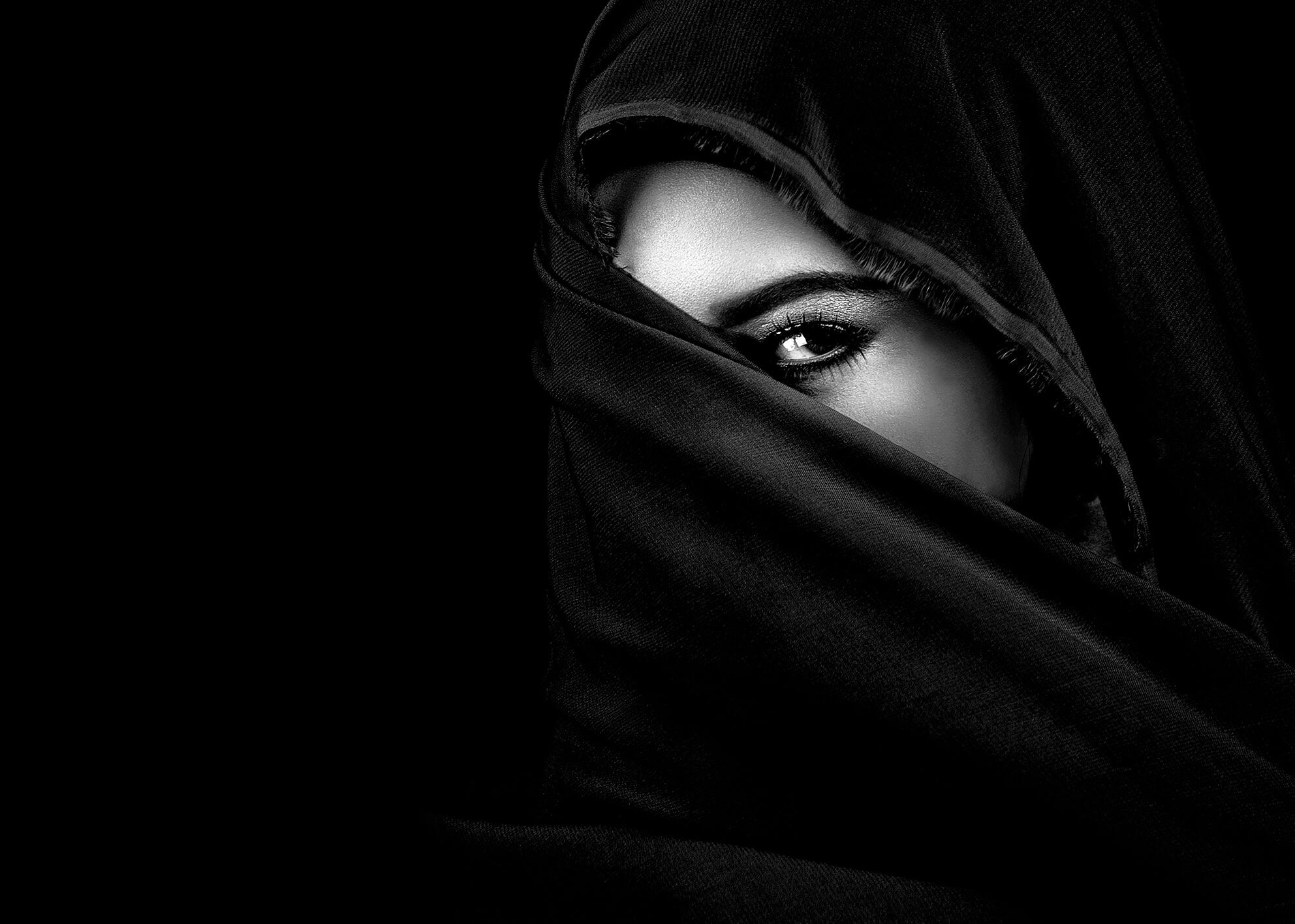 Ljuddämpande tavla - Monochrome Muse