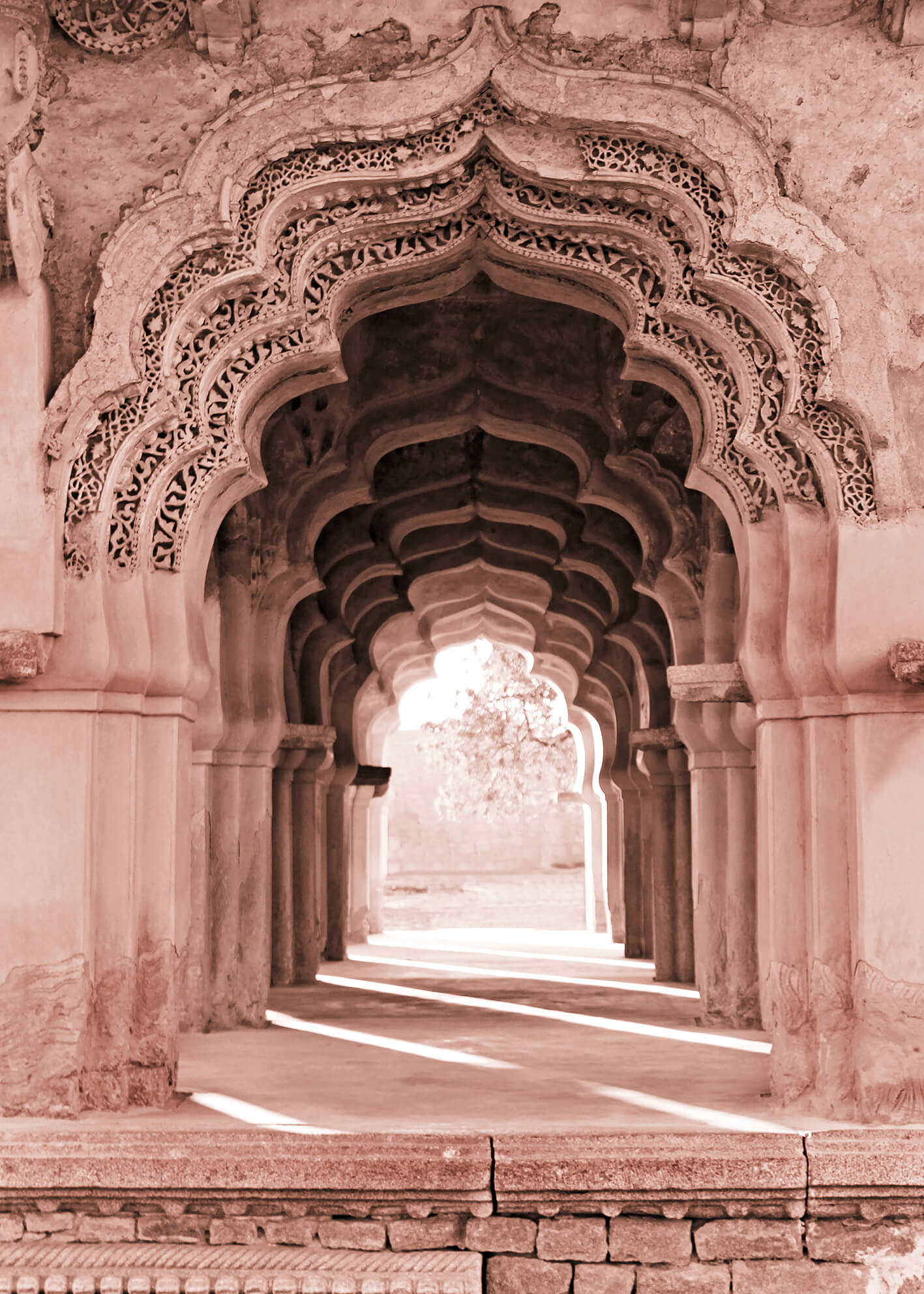 Canvastavla - Lotus Mahal