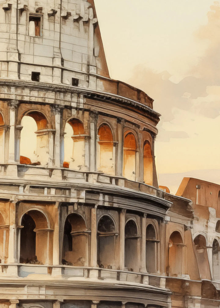 Canvastavla - Echoes of Rome