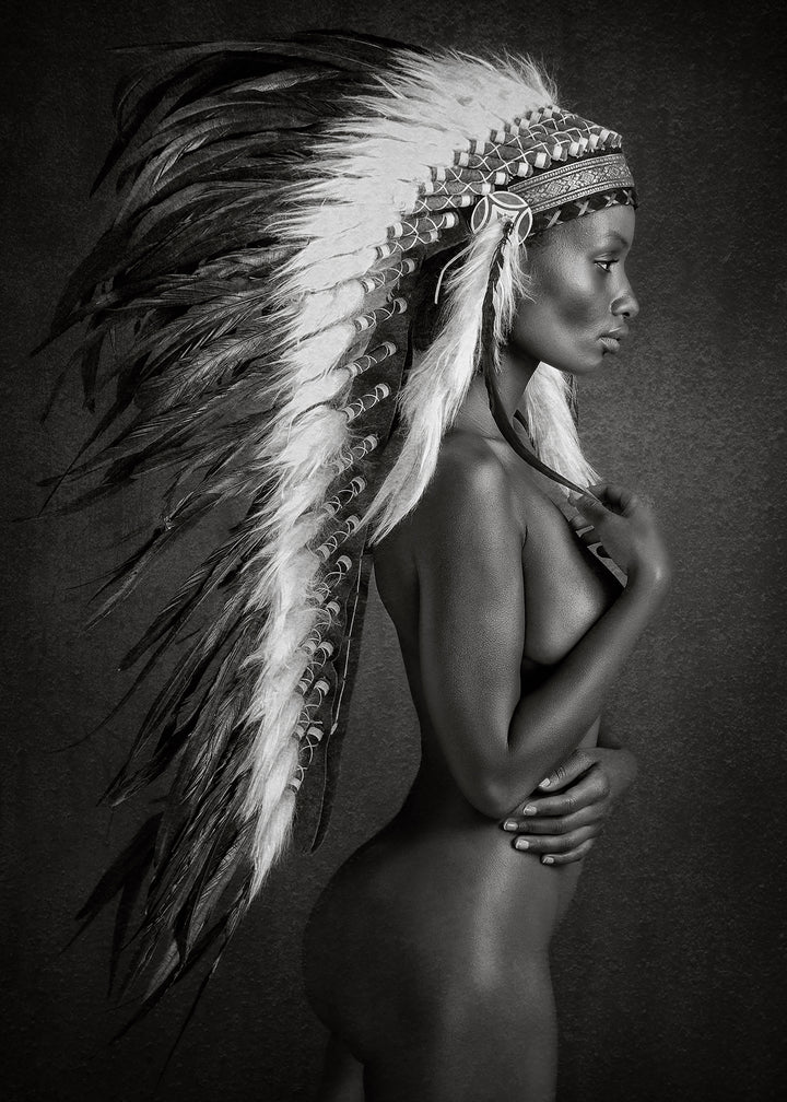 Ljuddämpande tavla - Beautiful Native Woman