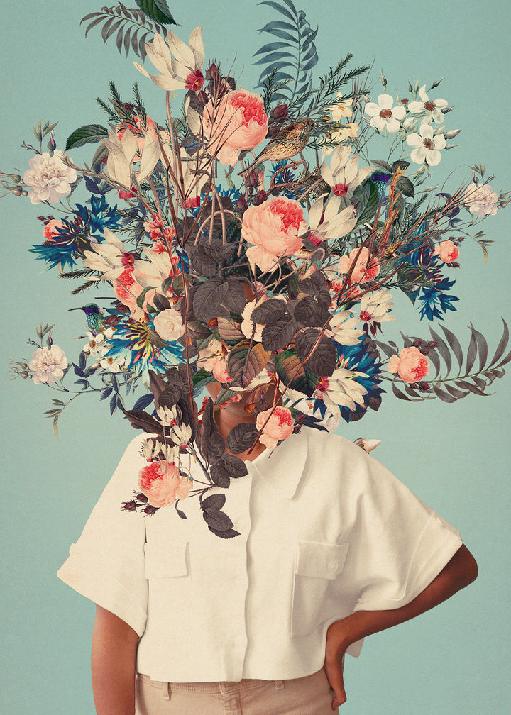 Ljuddämpande tavla - Flower Bouquet