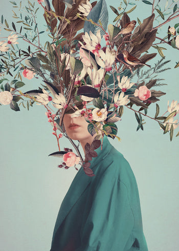 Ljuddämpande tavla - The Flower Lady