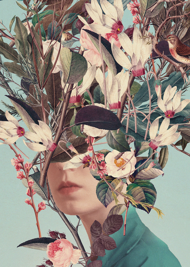 Ljuddämpande tavla - The Flower Lady