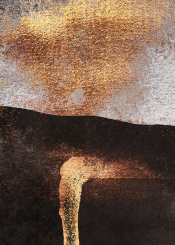 Ljuddämpande tavla - Golden Fusion No3