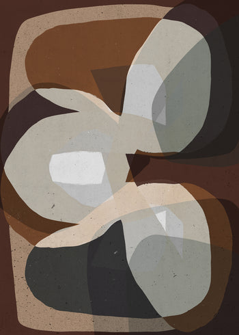 Ljuddämpande tavla - Earthy Elegance