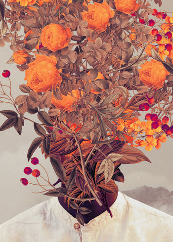 Ljuddämpande tavla - Flowerish