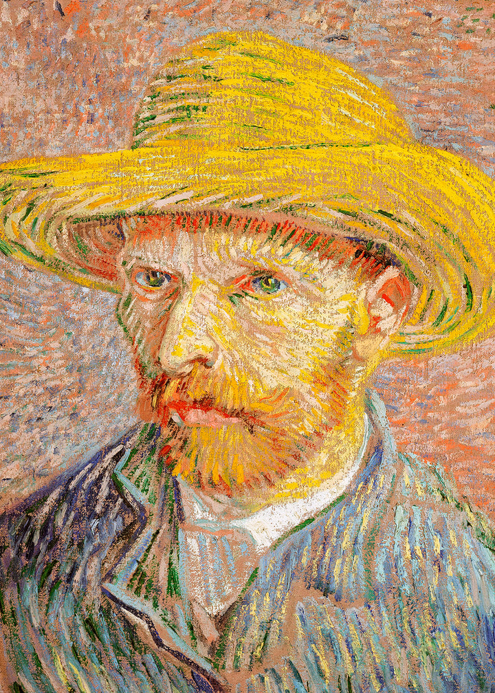 Ljuddämpande tavla - Self-Portrait with a Straw Hat