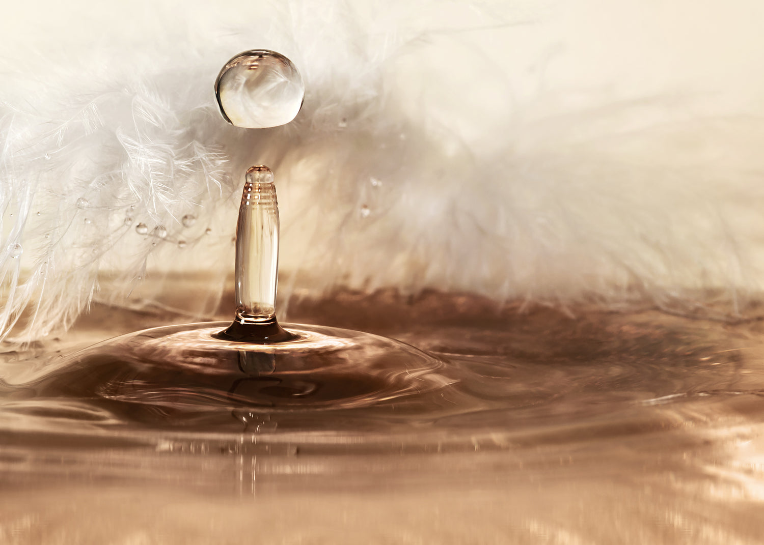 Ljuddämpande tavla - Serene Waterdrop