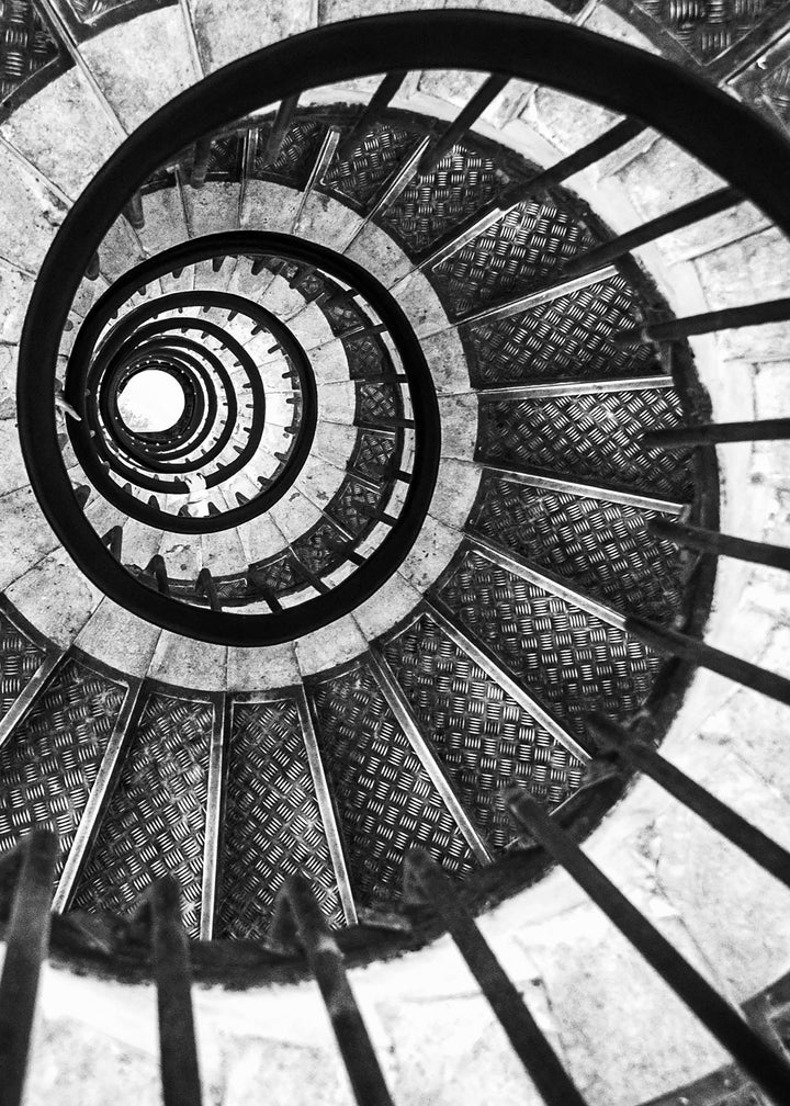 Ljuddämpande tavla - Spiral Staircase Art